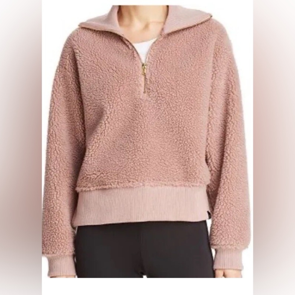 Varley Daphne Cropped Sherpa 1/4 Zip
